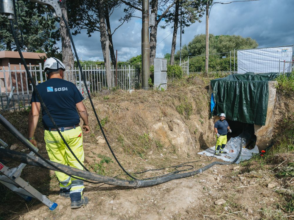 Risanamento UV su collettore fognario
