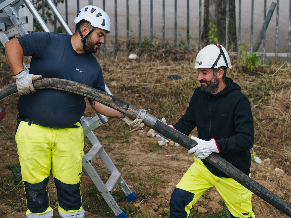 Squadra SAPI al lavoro su una condotta